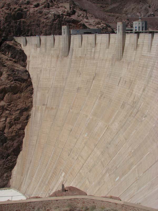 Hoover Dam - The wall